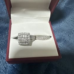 Engagement Ring (2) And Wedding Band, Solitaire Pendant
