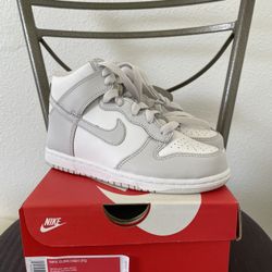 NEW Nike Dunk High Retro White Vast Grey (PS)