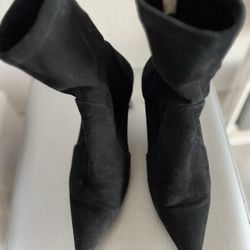 Stuart Weitzman - Booties - Suede - Black - With Receipt!