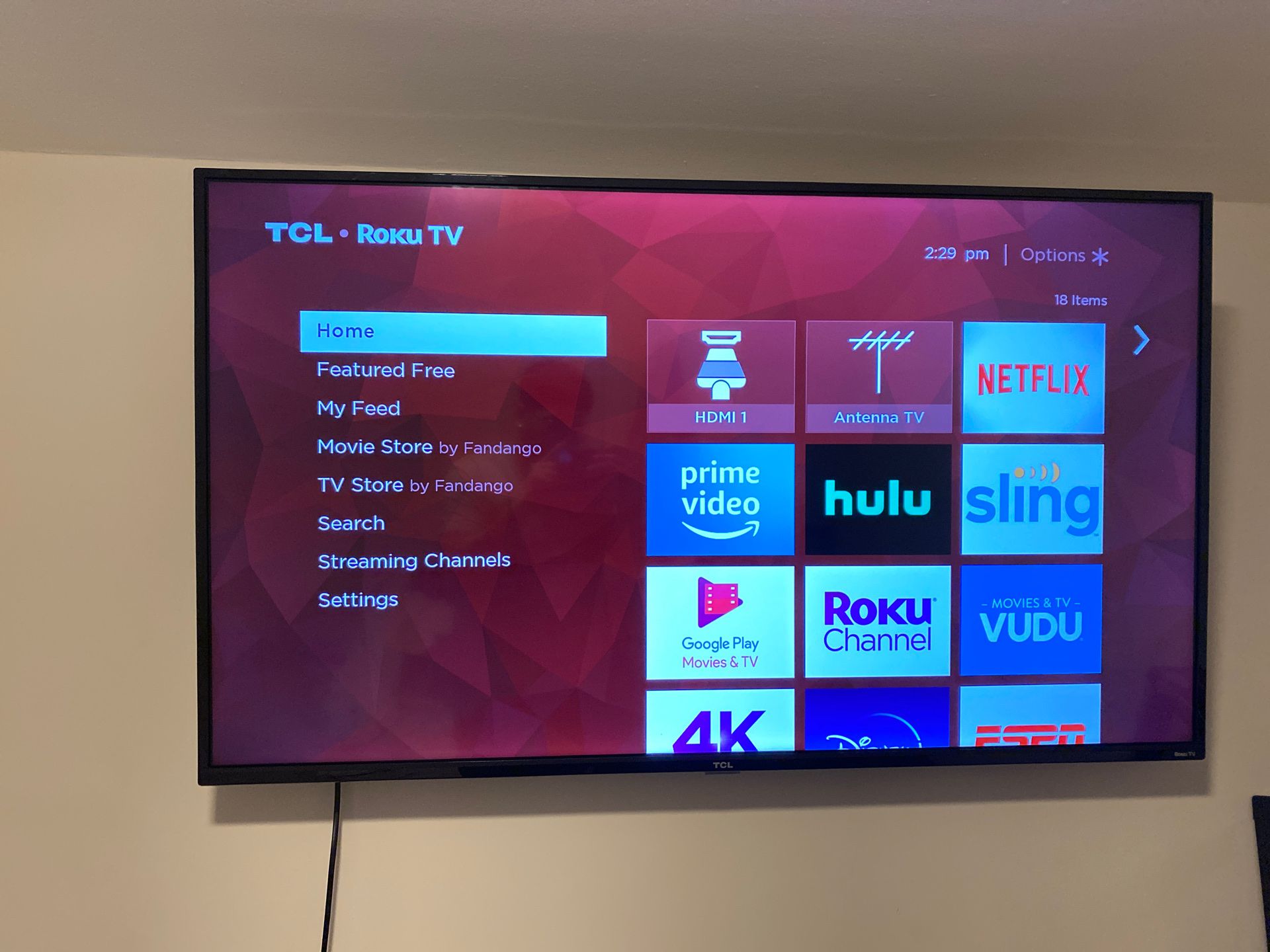 55” TCL 4K ROKU TV