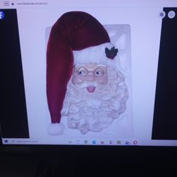 Santa Face Wall Hanging 