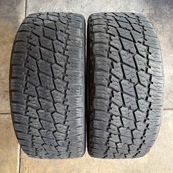 (2) Nitto Terra Grappler G2 Tires LT285/50/22