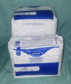 3 Packs Of 20 ( 60 Pair ) Dry Comfort Protective Underwear Size M 34"- 44"