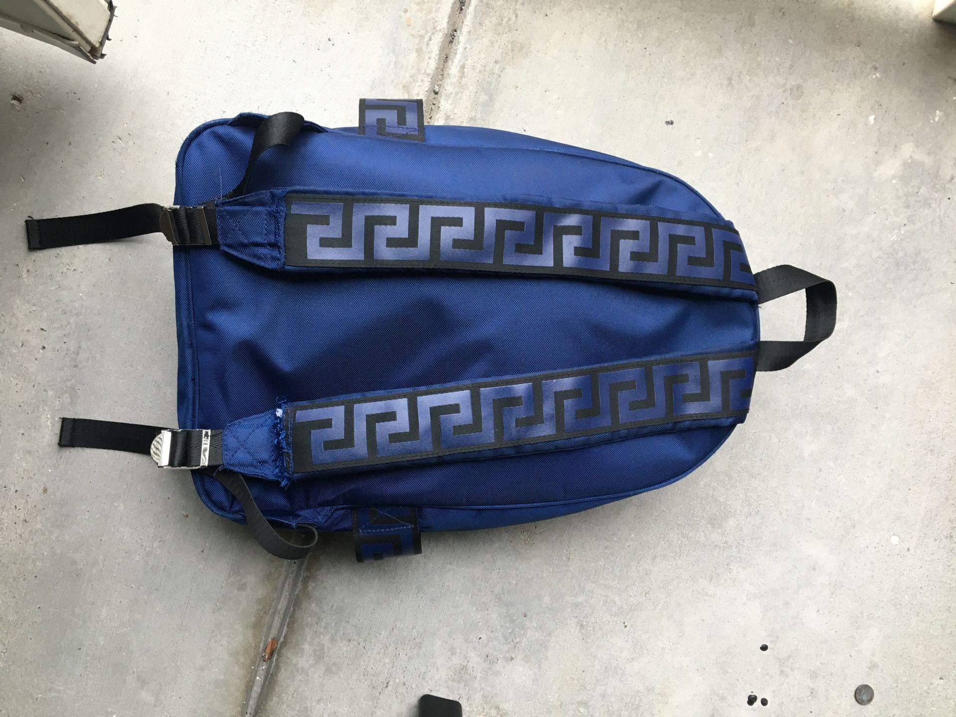 Blue Versace bag