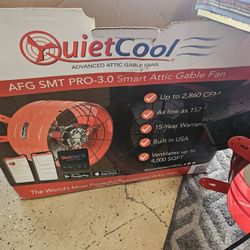 Quietcool AFG SMT PRO-3.0 Smart Attic Fan for Gable Vents