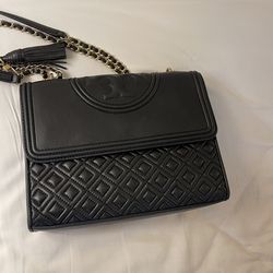 Tory Burch Leather Fleming Bag