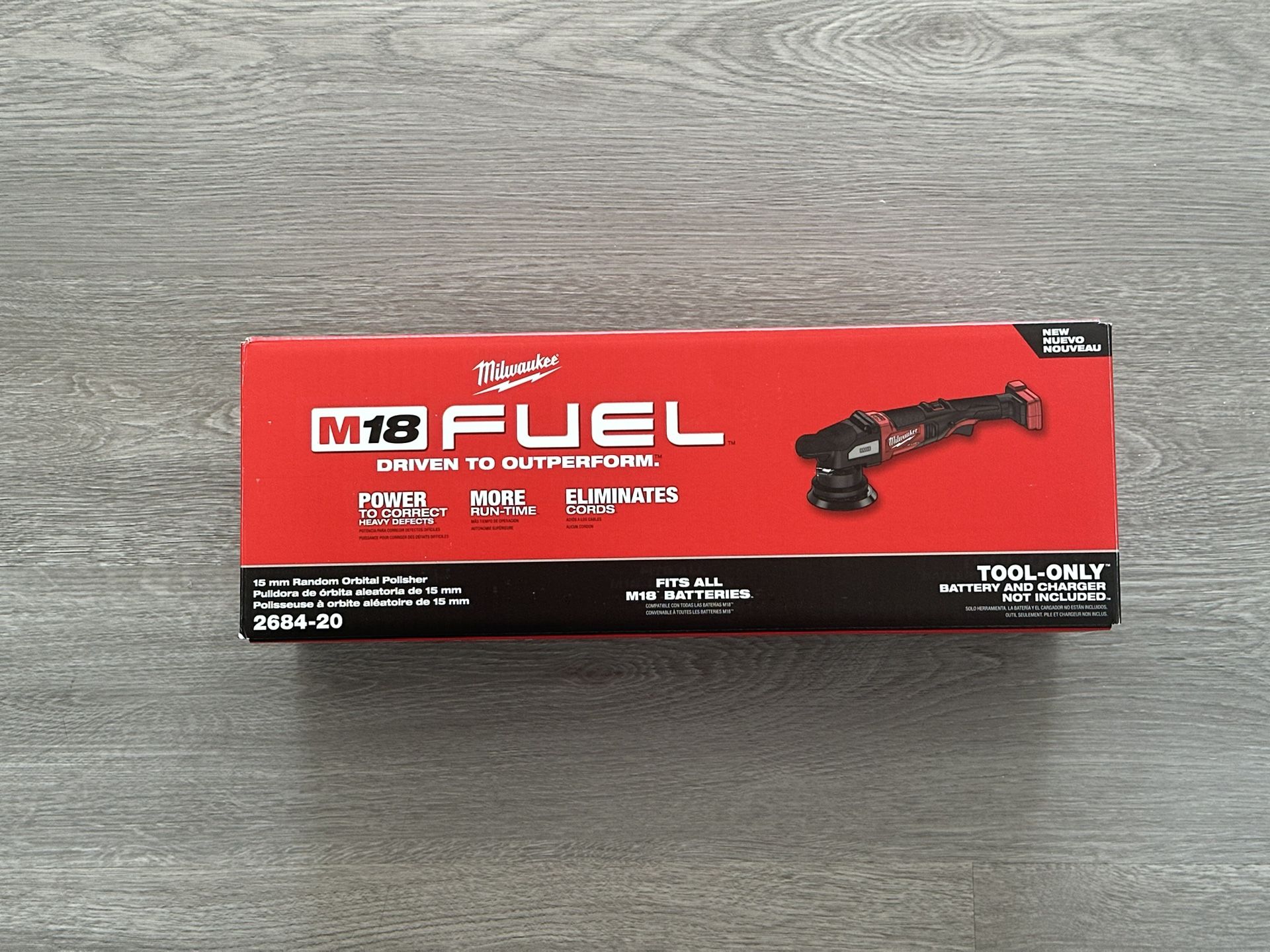 Milwaukee M18 Fuel 15mm Random Polisher (2684-20)