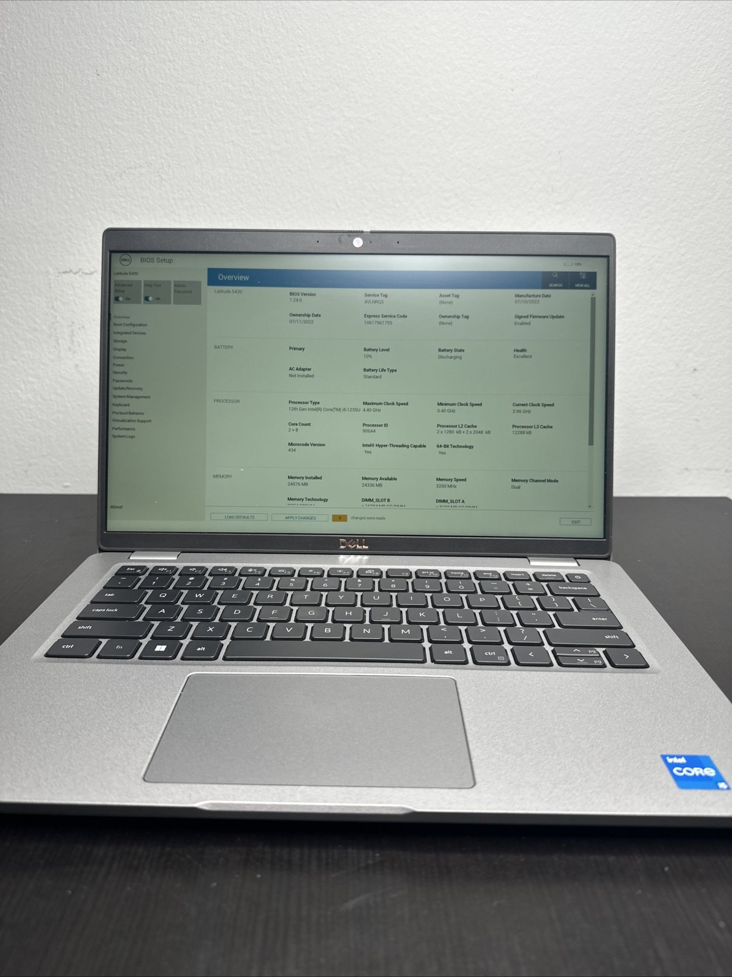 Dell Latitude 5430 14" Laptop (contact info removed) 24GB RAM 256GB SSD