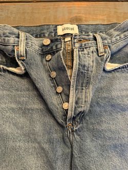 AGOLDE 90’s Crop Mid Rise Straight