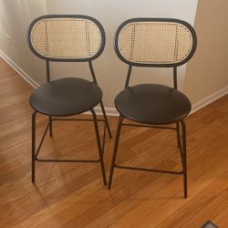 two barstools 