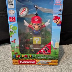 Toy Super Mario Flying Cape Mario Carrera RC Helicopter New