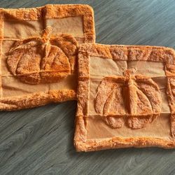 Fall Autumn pumpkin pillow cases set new