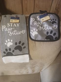 Dish Towel And Potholder