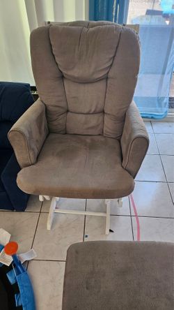 Rocking Chair with foot rest.