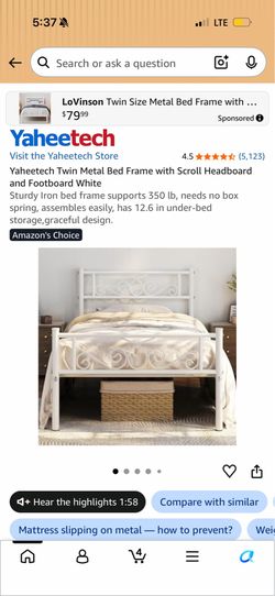 Brand new twin bed frame