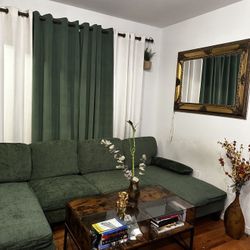 LED Light & Storage for Living Room Rustic