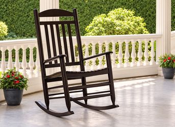 BRAND NEW Hampton Bay Wood Rocking Chair