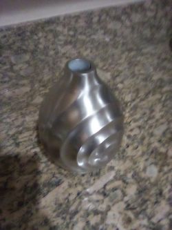 Vase Metal Sliver Decorative