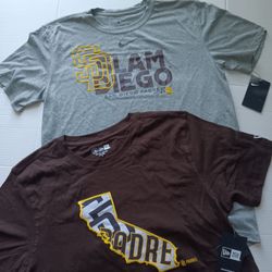 Size M Padres Men's Tshirt 2pc Set