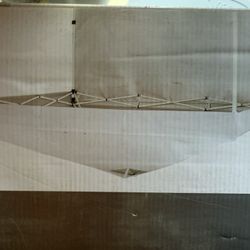 Everbilt 10 X 10 Commercial Instant White Canopy With Wall Panel White