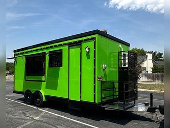 2025 Nurman Food Truck Trailer 8x20 Green
