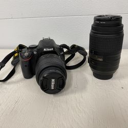 Nikon D5100 Including 2 Lenses