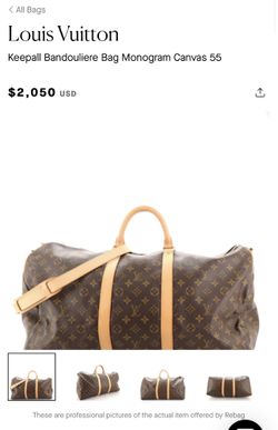 Louis Vuitton Duffle Bag Size 55 With lock & Key for Sale in Cypress, TX -  OfferUp