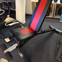 Adjustable Bowflex Weight Lifting Bench