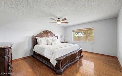 King Size Dark Wood Bed Frame