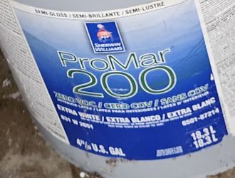 Sherwin Williams ProMar 200 (Approximately 4 gal.) Paint for sale