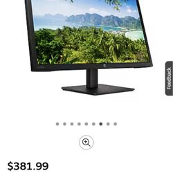 HP 28” 4k Ultra HD Monitor Display With VESA mount