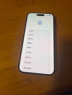 Iphone 15 pro 256 black unlocked