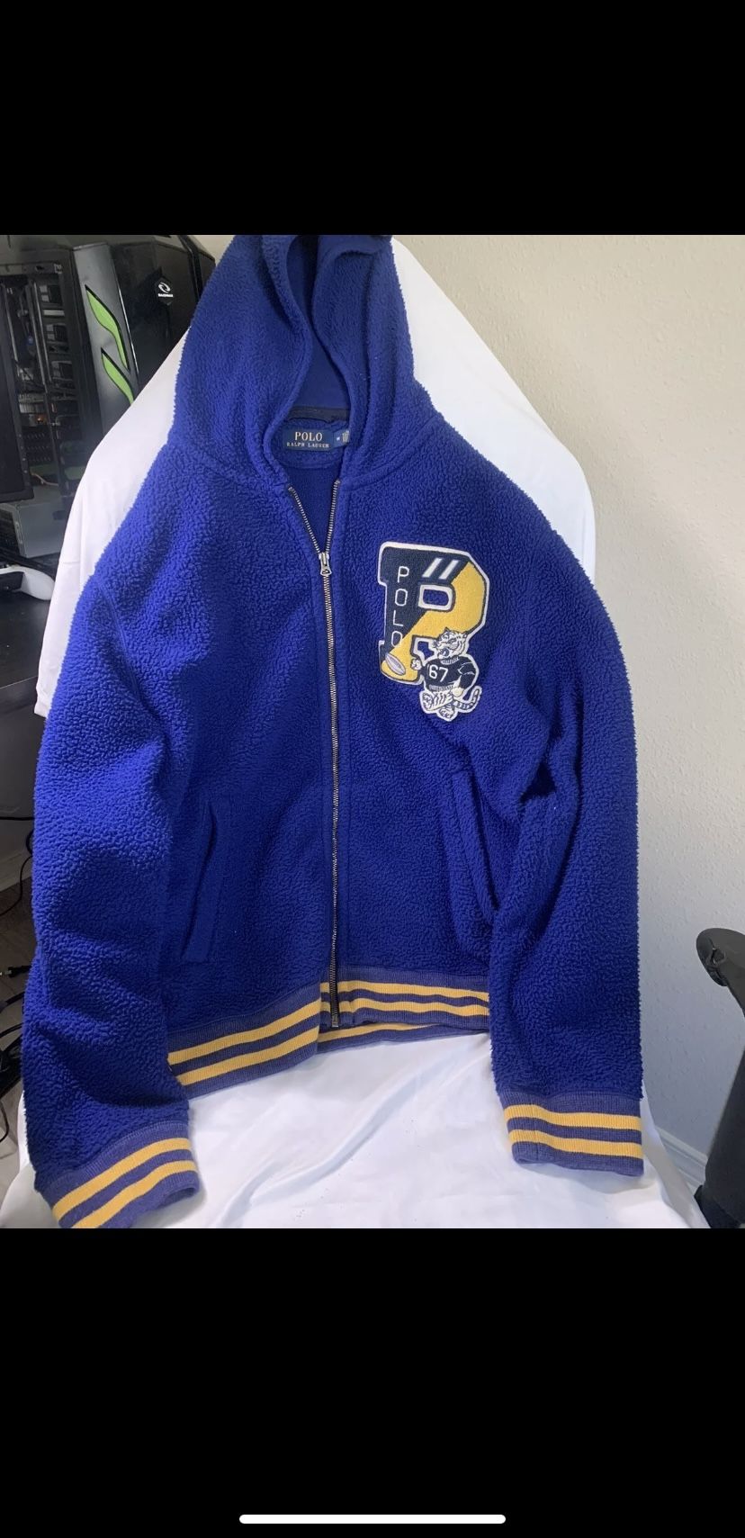 Polo Ralph Lauren Letterman Hoodie Jacket Men’s Medium
