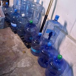 Empty 5 Gallon Water Jugs $5 Each