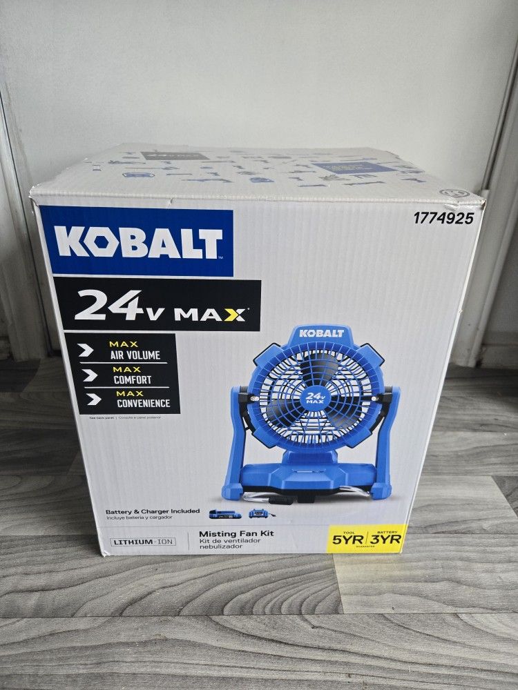 BRAND NEW Kobalt Misting Fan