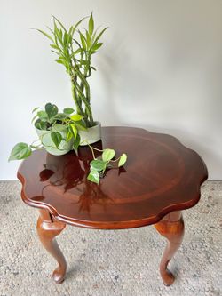 Traditional Queen Anne style side table
