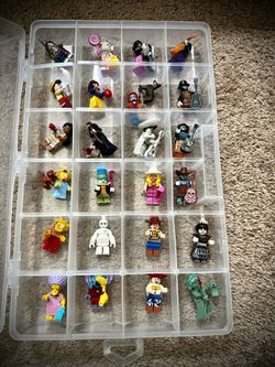 24 New Custom Lego Minifigures With Clear Case