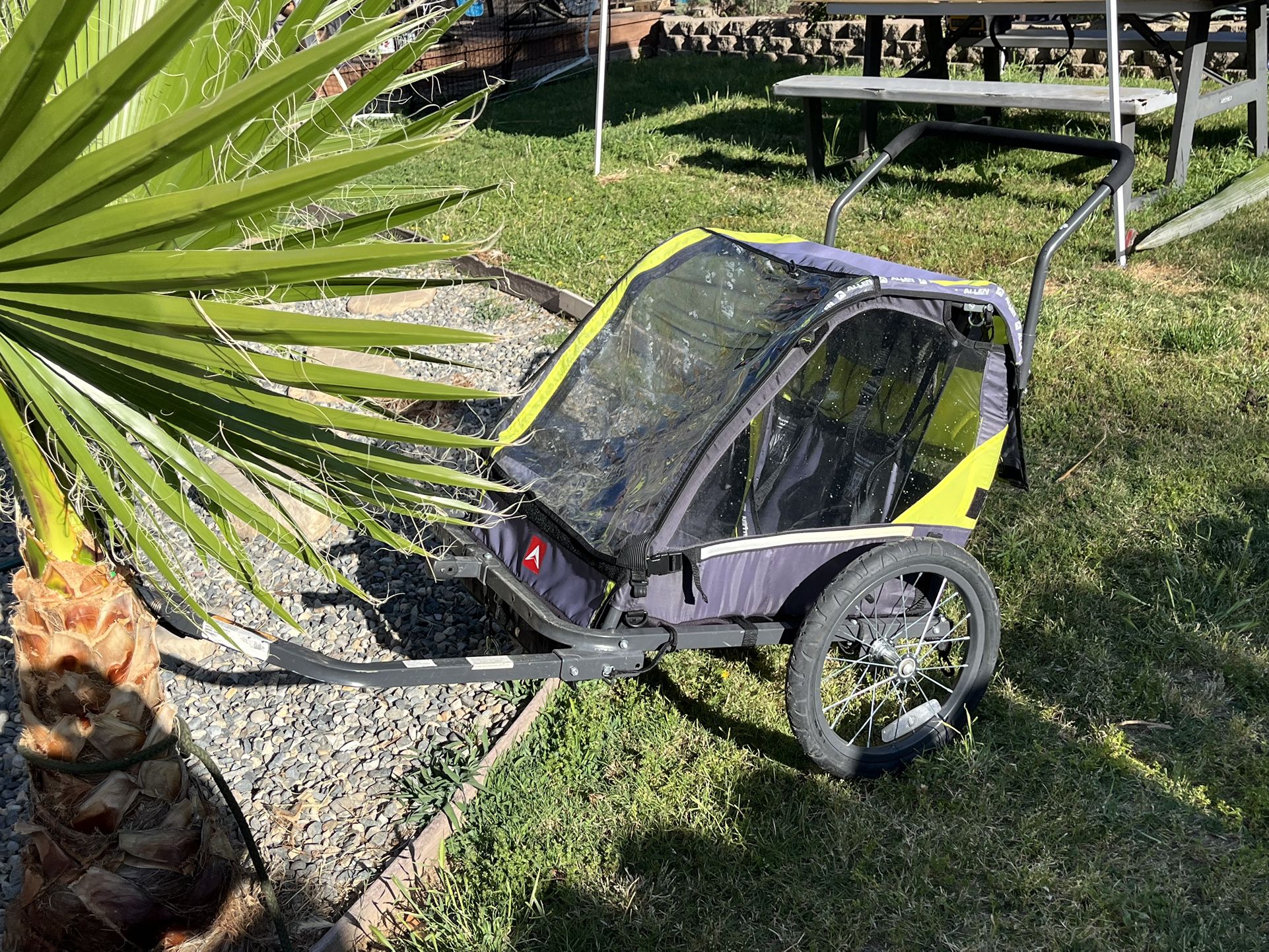 Bike Trailer And Stroller Two Seater Low Price