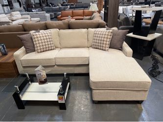 Reversible chaise sectional on sale!! New