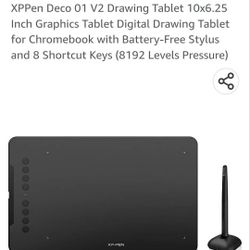 the XP-PEN Store

4.5 4.5 out of 5 stars 13,447Reviews

XPPen Deco 01 V2 Drawing Tablet 10x6.25 Inch Graphics Tablet Digital Drawing Tablet for Chrome
