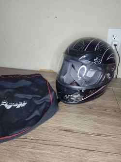 TCMT Full Face Motorcycle Helmet Large 59 - 60cm