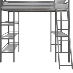 Twin Bed Loft Bed With Desk