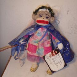 Monkey Me One-of-a-Kind Original Sock Monkey by Angela Eshelman Stuffed Animal