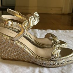 Stuart Weitzman Twist Espadrille Wedge Sandal NIB SZ 6