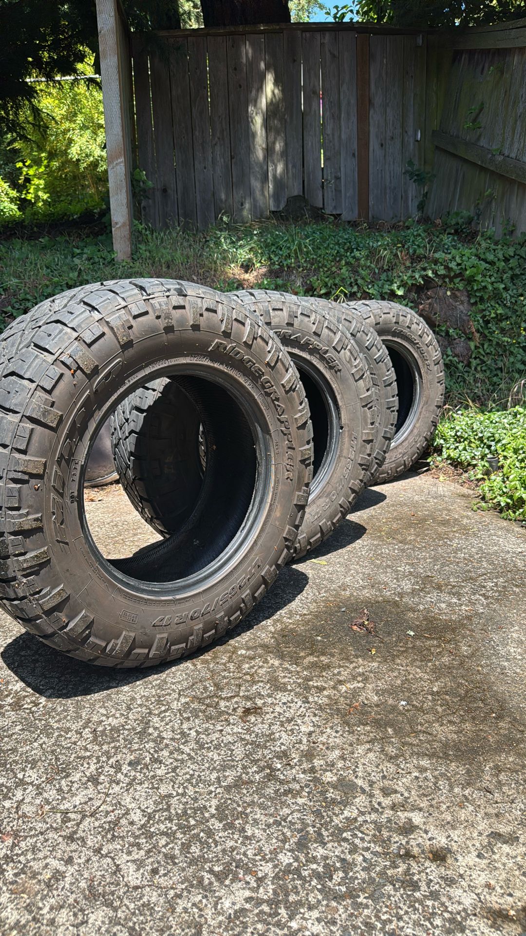 NITTO Ridge Grappler LT 265 70 R17 Tires (4)