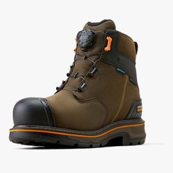 ARIAT mens Stump Jumper 6" Boa Waterproof Composite Toe Work Boot (78) 8OA ARIAt 