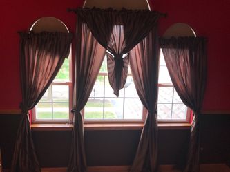 Curtains, Rods and Tie Back Rods