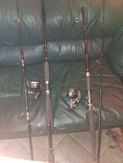 Abu Garcia rods 2 and 2 pin reels