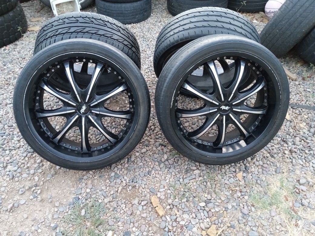 RIMS 245/35R20....5 LUGS UNIVERSAL FIT IMPALA MUSTANG NISSAN ALTIMA ...