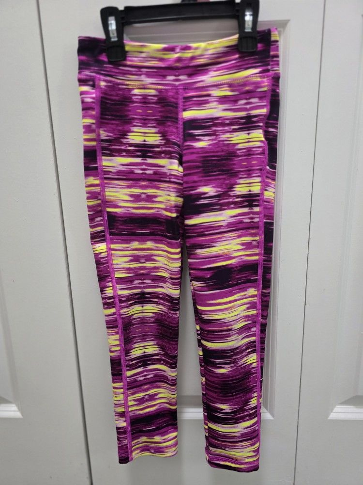 Old Navy Active Leggings Girls Size Small 6-7 Pull On Mid Rise